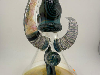Brando Glass Wig Wag Space Tech Large Beaker w/Bowl 14mm 90°