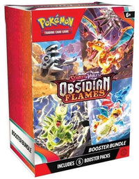 Pokémon TCG Obsidian Flames Booster Bundle - SV03 | 6 Booster Packs | Factory Sealed