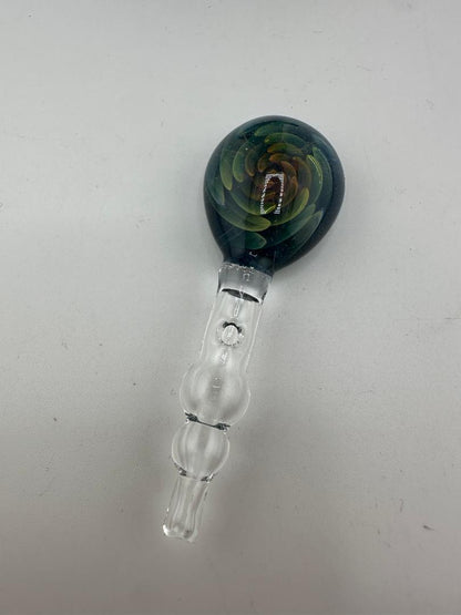 Paulson Pieces Dr. Dabber Switch GO Joystick Carb Cap – Clear with Fumed Implosion Handle