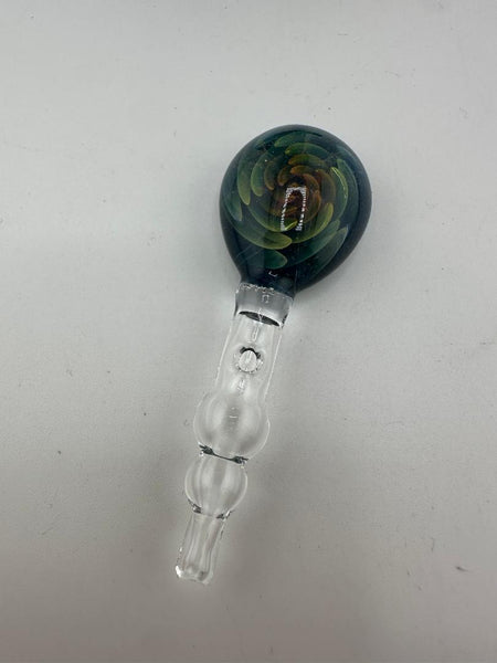 Paulson Pieces Dr. Dabber Switch GO Joystick Carb Cap – Clear with Fumed Implosion Handle