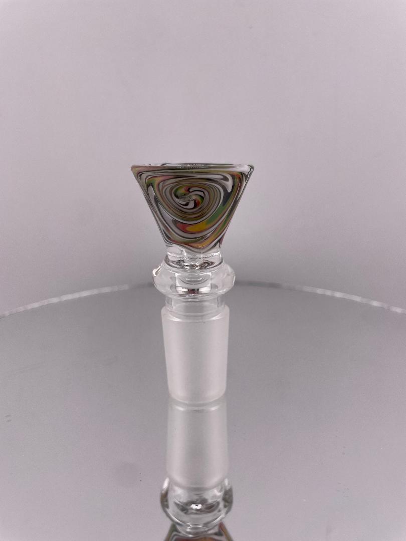 Import Glass 18mm Bowl / Slide - Wig Wag Funnel