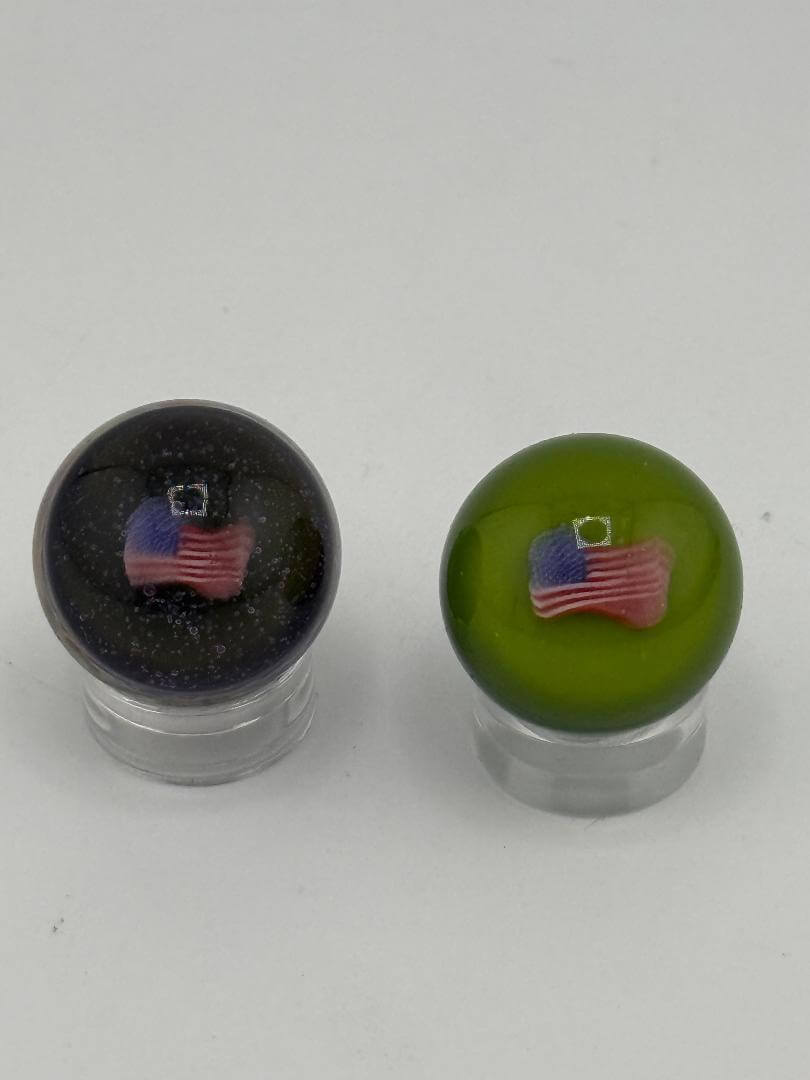 Paulson Pieces 20mm Millie Slurper Marble Cap - American Flag
