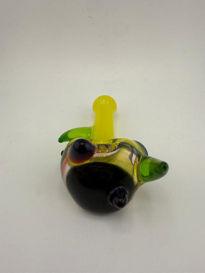 Lylo Glass Heady  Yellow Horned Pipe
