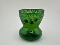 Paulson Pieces Green Glass Whiskey Cup / Shot Glass – Handcrafted Glass Art