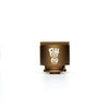 Ryan Fitt Pivot Adapter - "Interface" Single Unit in bronze finish, designed for Puffco pivot, featured with logo.