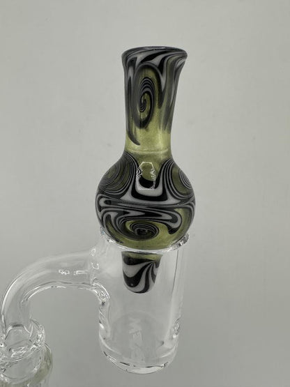 Highgrade Glass Bubble Cap - Green with Jail Break Wig Wag