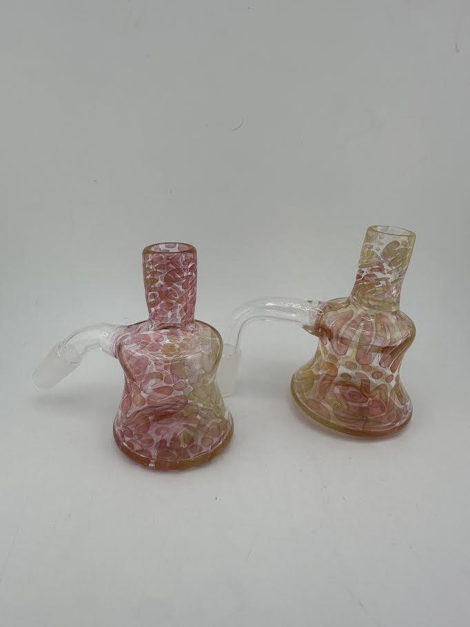 MJHoG Fumed Dry Ash Catcher - Handcrafted borosilicate glass with fumed finish for enhanced style and functionality.
