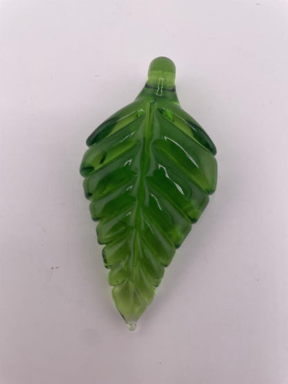 Madelyn Glass Pendant - Leaf