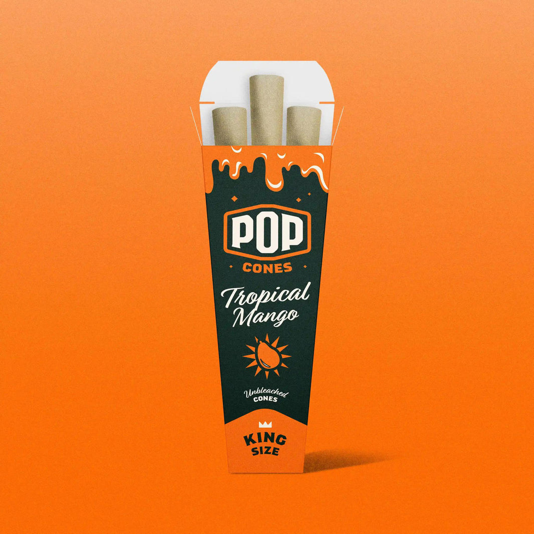 Pop Cones King Size Unbleached Cones
