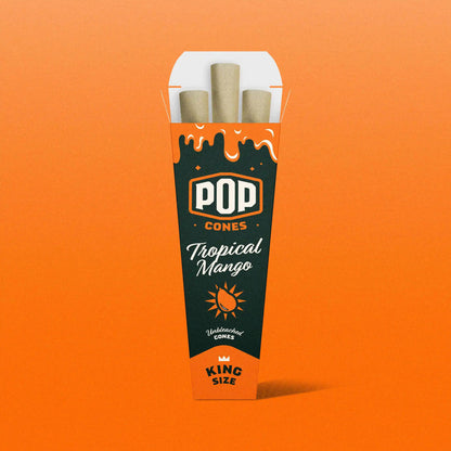 Pop Cones King Size Unbleached Cones
