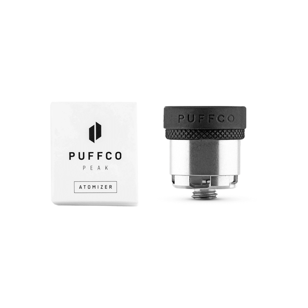 Puffco Peak Replacement Atomizer with box, designed for optimal heat performance and pure flavor.
