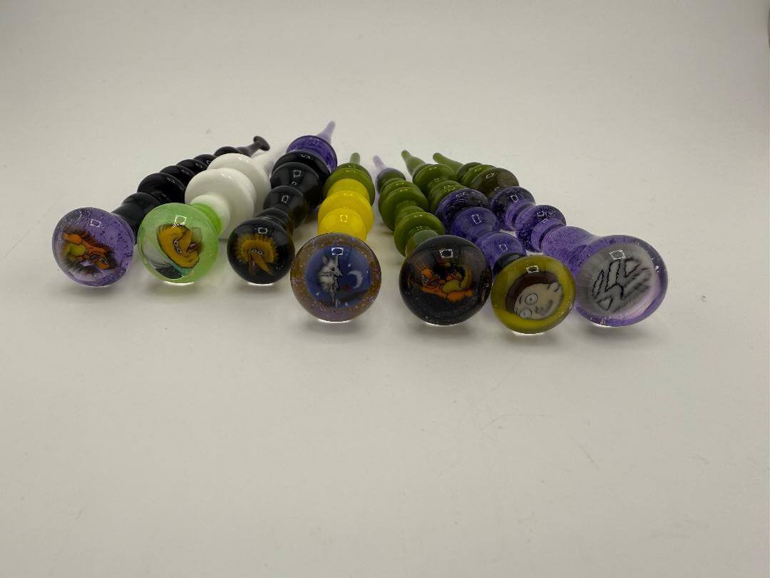Paulson Pieces Milli Dab Tools 7 pieces Charmander Big Bird Possum Morty VW