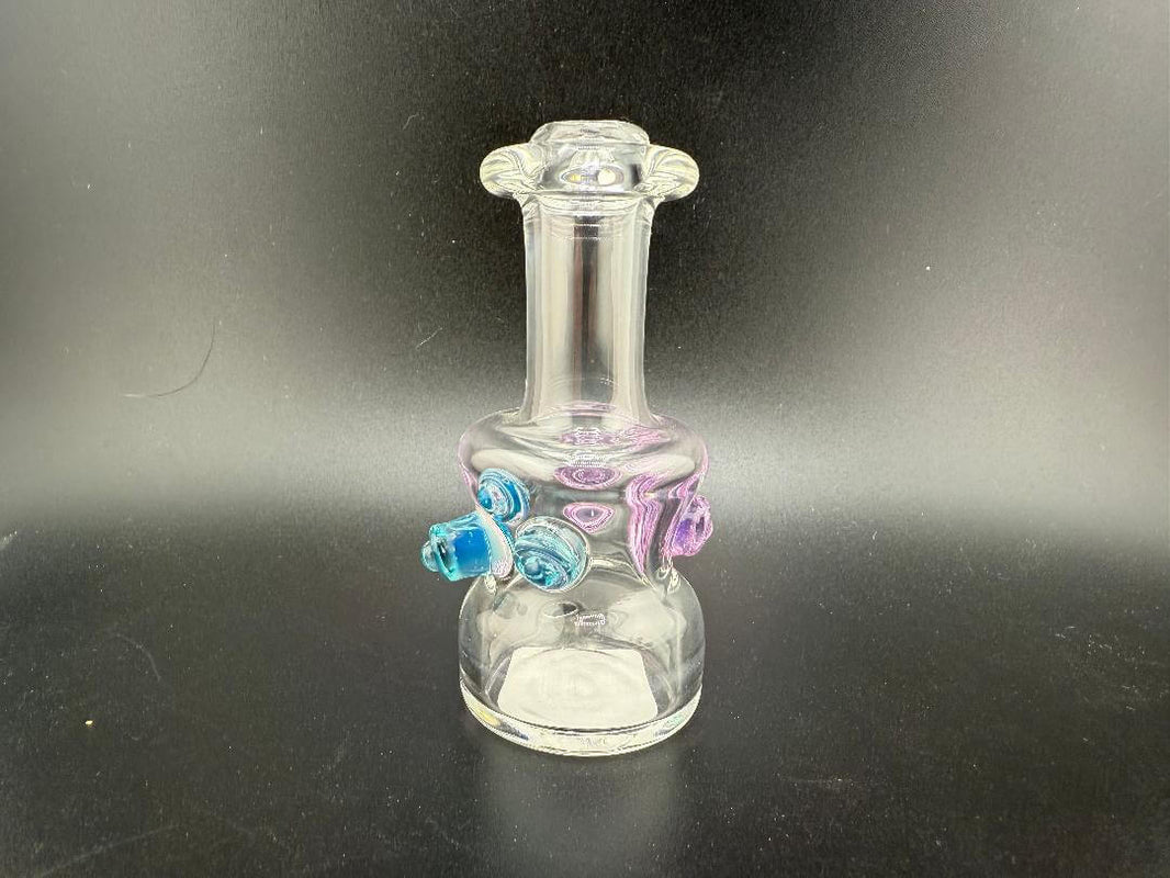 Brando Glass Carta Replacement Dry Top with colorful accents, designed for enhanced dabbing performance and filtration.
