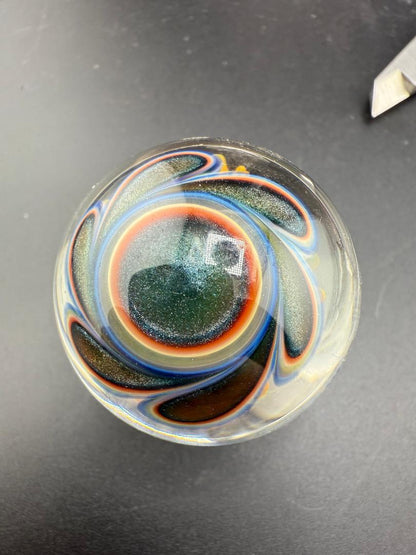 Mcdoogle Glass Marble - 40mm Gold Fume Implosion