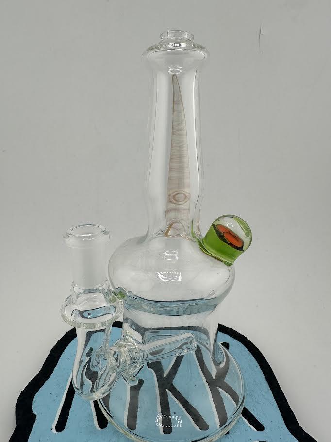 Brando Glass Banger Hanger - Peach Booty Millie w/ Horn 10mm 90