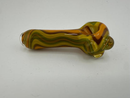 Phranq Glass Dry Pipe - Fully Worked Mini Pocket