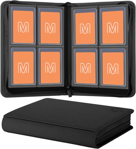 Toploader Binder - 4-Pocket Side-Loading Trading Card Album - Holds 128 Cards