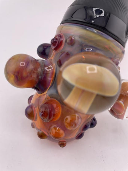 Brando Glass Puffco Proxy - Fumed w / Marbles and Horn