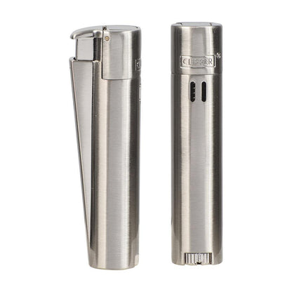 Clipper Metal Jet Flame lighter- Black