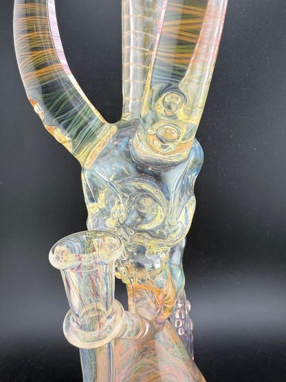 Brando Glass Fumed Skull Rig 10mm 90°