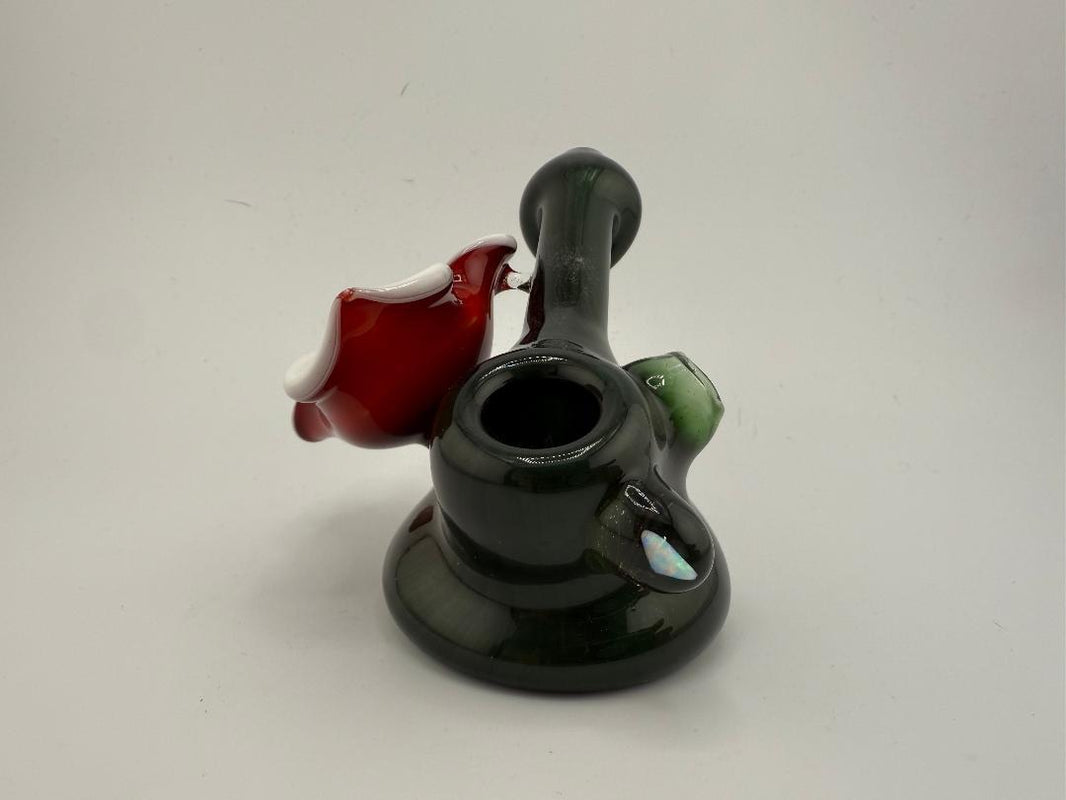 Highgrade Mike Glass Easter Squatlock Pipe featuring vibrant colors and intricate design, perfect for collectors.