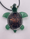 Tim Doane Glass Pendant - Dichro Turtle