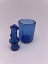 Brando Glass Puffco Proxy Core Cup & Mouth Piece Combo - Blue Solid Color