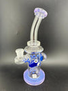 Crondo Glass Banger Hanger w/ Colored Lip Wrap & Animal Attachment 14mm 90°
