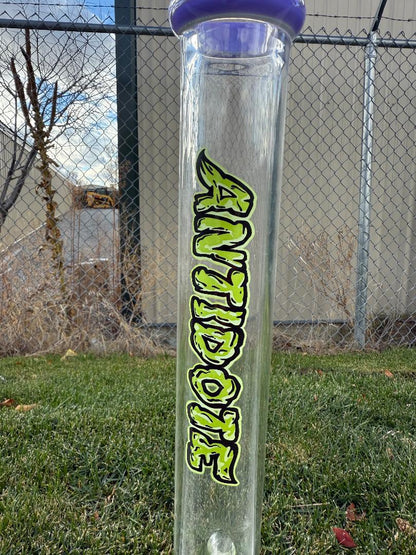 Antidote Glass 18" Beaker 14mm 45° - Turtle