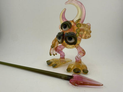 Jarvis Glass Fumed Staffed Warrior 10mm 90°