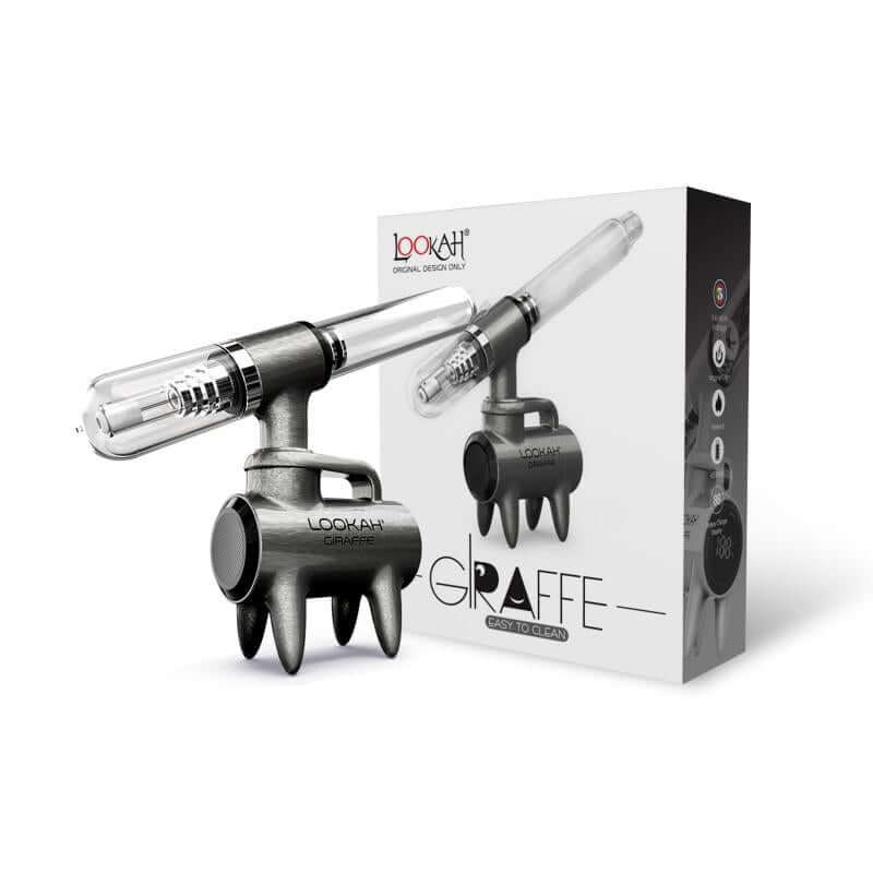 Lookah Giraffe Electric Nectar Collector with box, featuring glass mouthpiece and 510 coil compatibility.
