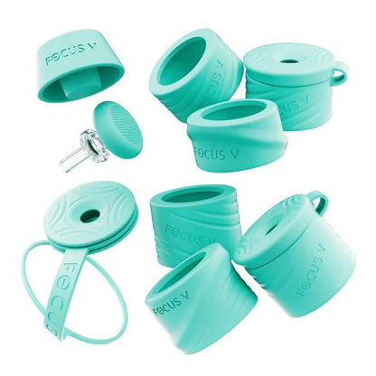 Focus V Carta Swivel and Silicone Accessory Kit featuring various silicone components in teal color.