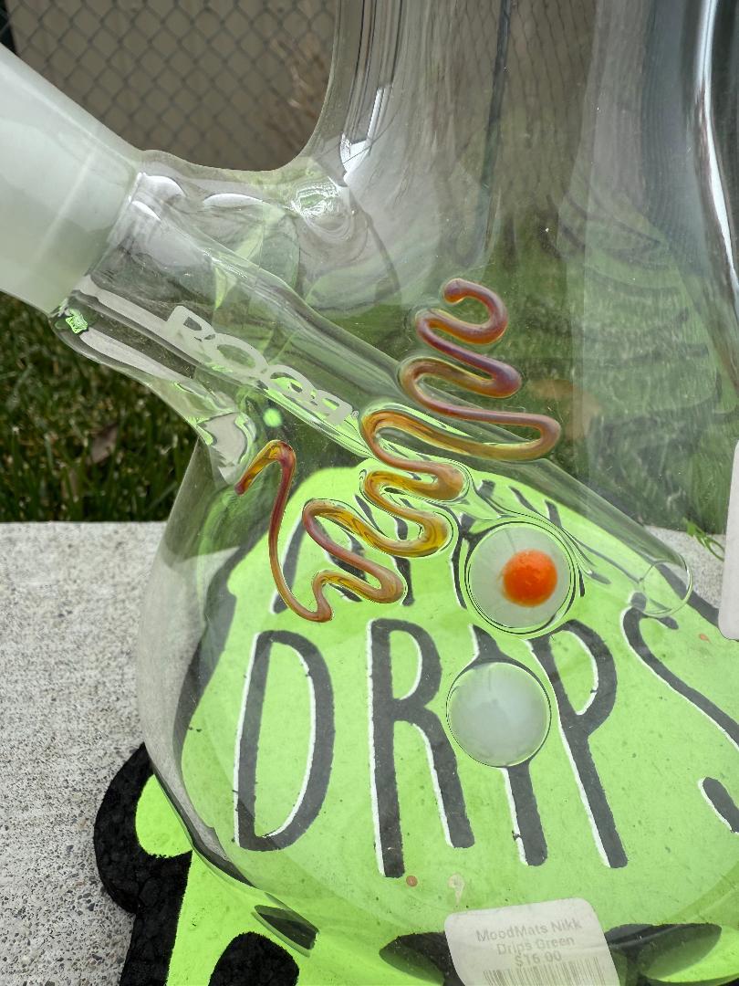 ROOR Glass 18" Beaker 50 x 7mm Thick 14mm 45° - Green