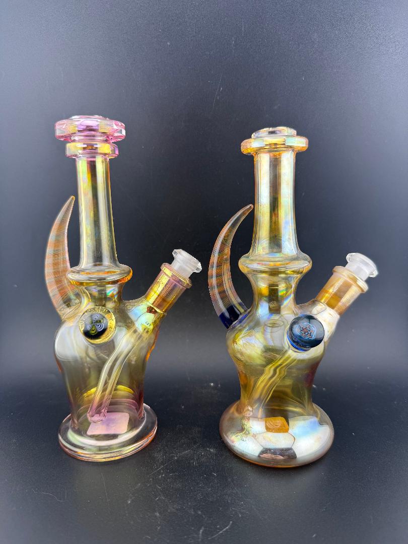 Brando Glass Fumed Moonshine Jug Rig 10mm 45° – Nikk Drips