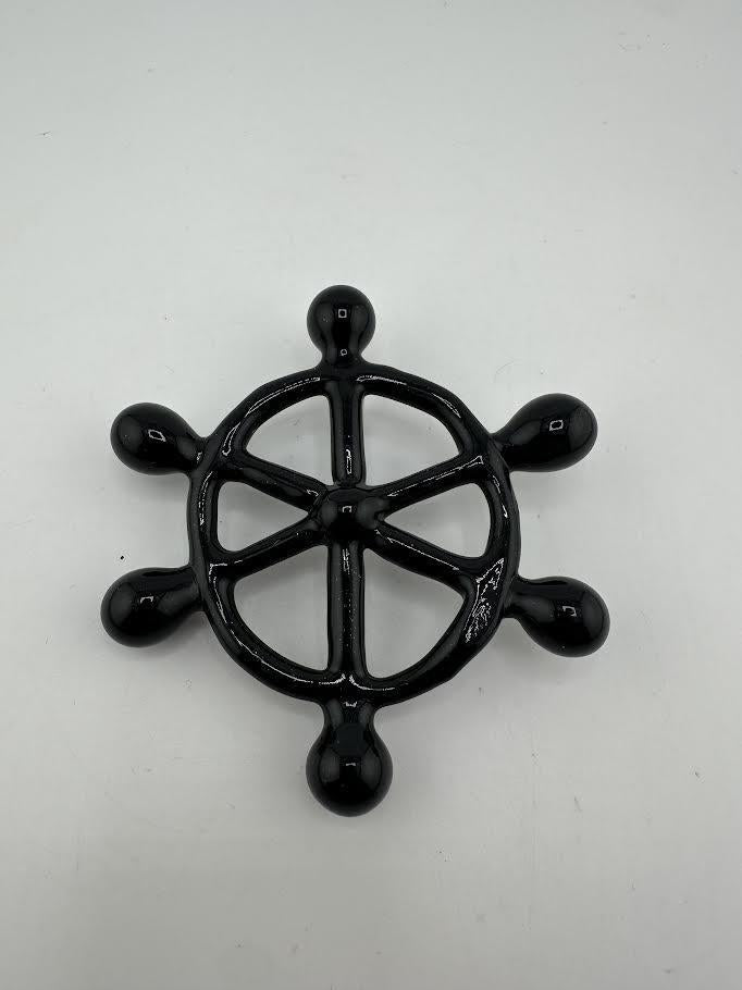 Paulson Pieces Glass Pendant - Sailor Wheel / Boat Wheeel