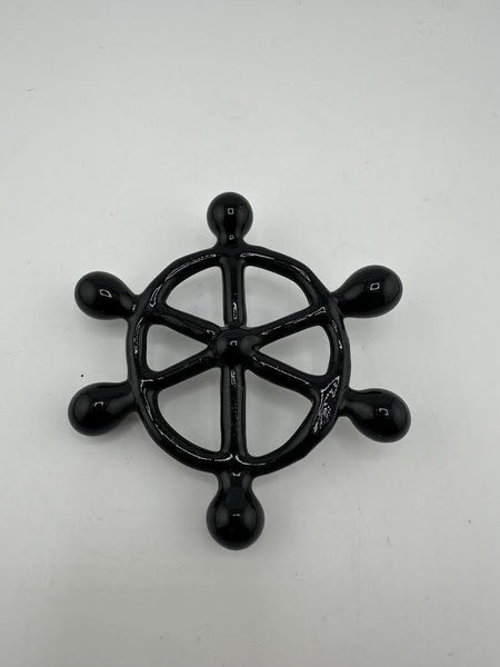 Paulson Pieces Glass Pendant - Sailor Wheel / Boat Wheeel