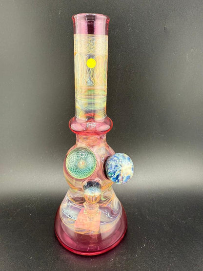 Royals Glass Fumed Pink Rig 10mm 45°