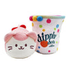 Anirollz x  Dippin' Dots Plush Blanket  6" Stuffed Animal Plushy