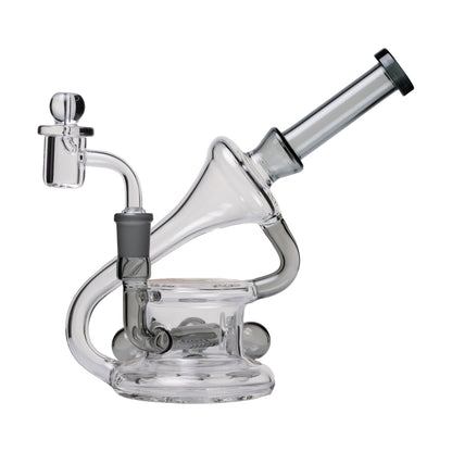 Human Grade 7.5" Recycler 45 (Triple Marble) 14mm