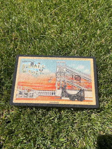 MoodMats Protective Mat – Greetings from Atlantic City Postcard