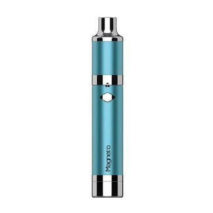 Yocan Magneto Vaporizer in teal color, featuring a sleek design and innovative wax pen technology.