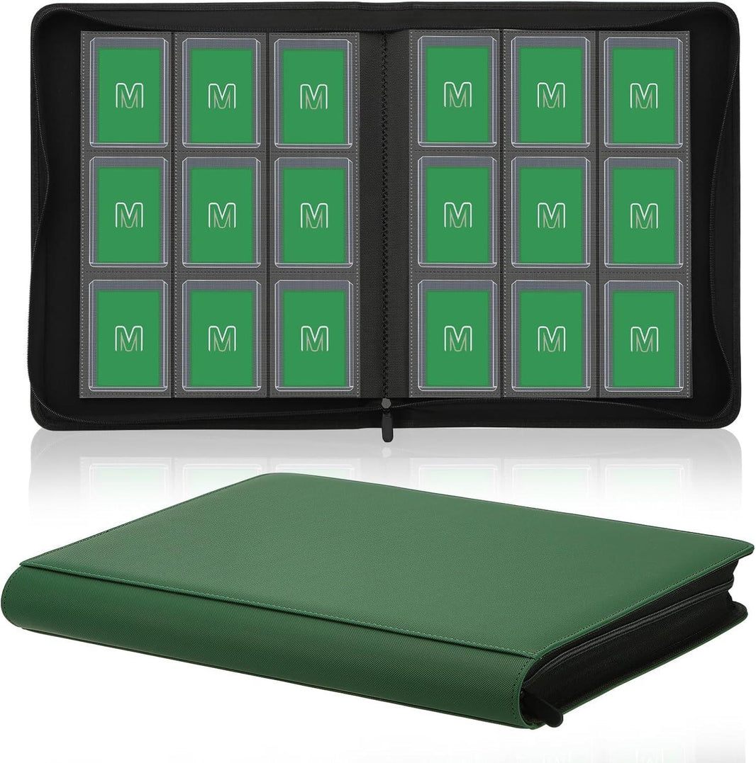 9-Pocket Toploader Trading Card Binder – Holds Up to 288 Cards0