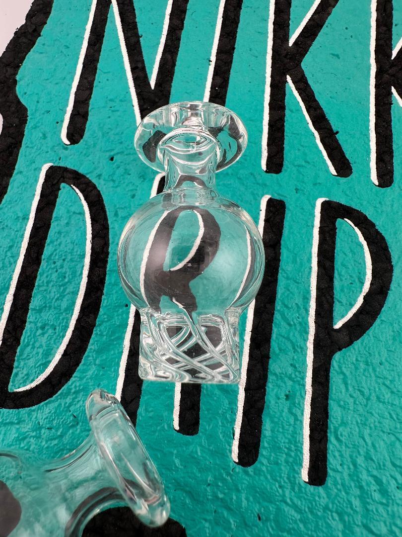 Import Glass Spinner Cap - Spiral Bubble Cap