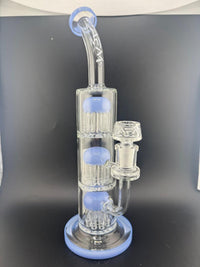 AFM Glass 11.5" Triple Arm Perc Glass Dab Rig TX349