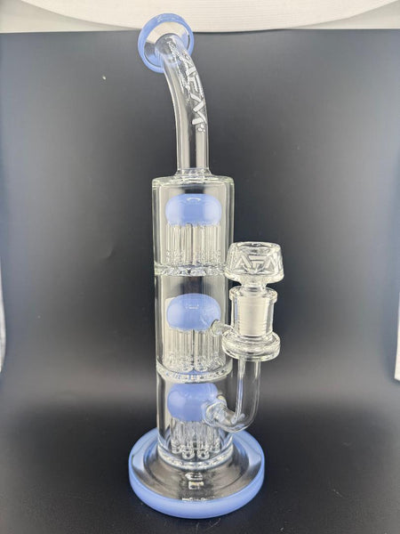 AFM Glass 11.5" Triple Arm Perc Glass Dab Rig TX349