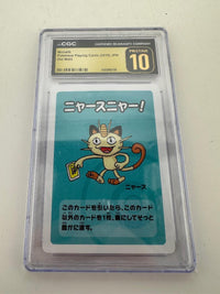 Pokémon TCG Graded – Meowth – CGC Pristine 10 – 2019 Japanese Pokémon Old Maid