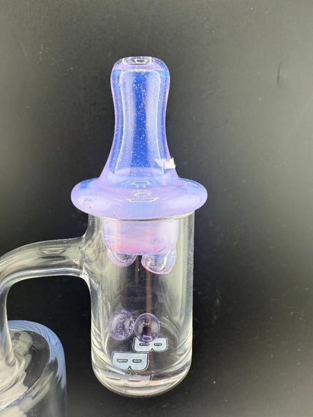 HighGrade Glass Pinks & Purples Full Color Spinner Cap