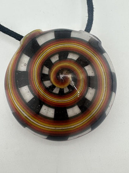 Crondo Glass Pendant  - Double Layer Wig Wag