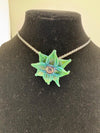 Pablos Glass Flower Pendants
