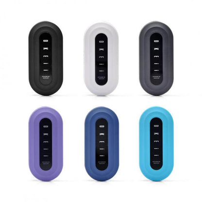 Dazzleaf DKEii 510 battery collection, featuring black, white, gray, purple, and blue ergonomic designs.